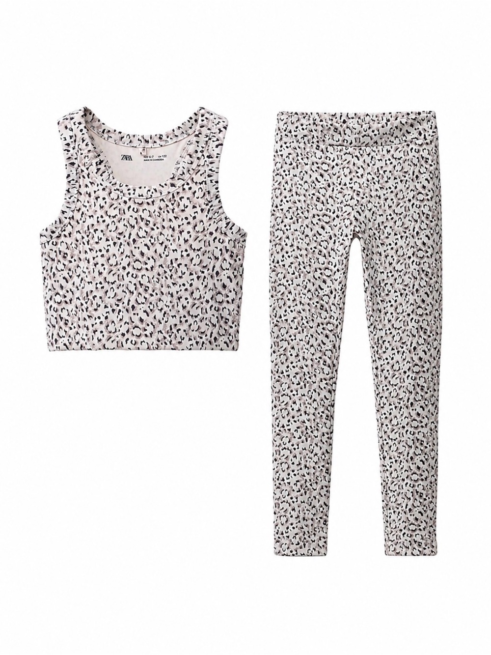 Zara Kids Animal Print Activewear Set